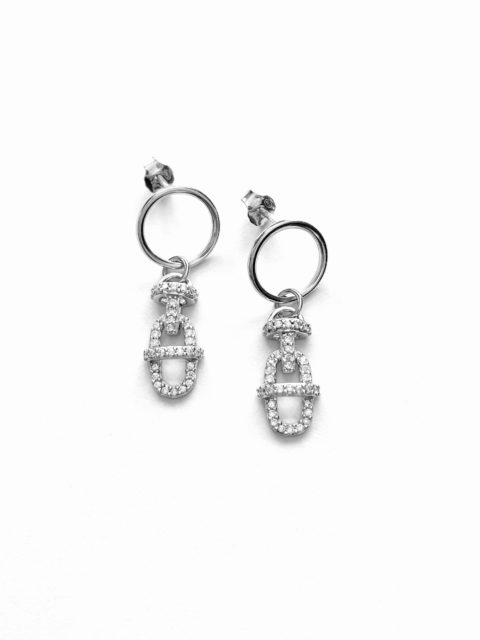 boucles doreilles-argent-rhodie-zirconium-bijou-cadeau-brillant-femme-elegant-pendante