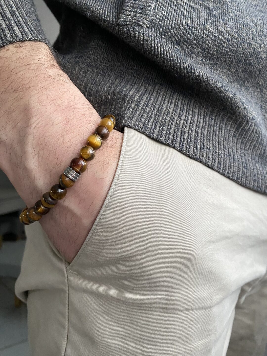 bracelet-elastique-homme-pierre-oeil-de-tigre-perle-marron-or-gold-acier-cadeaux-bijoux