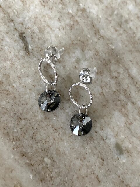 clous-boucles-oreilles-acier-inoxydable-gris-anneau-diamante-cristal-noir-bijoux-cadeaux-femme