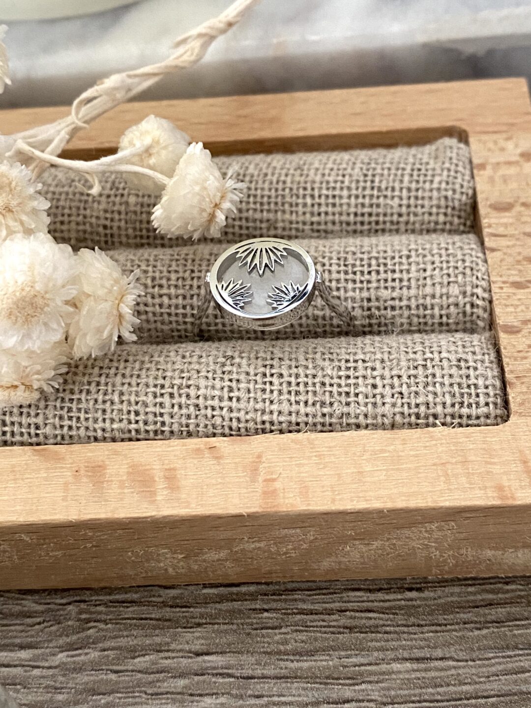 bague-acier-inoxydable-reglable-naturelle-pierre-de-lune-cadeaux-femme-bijoux