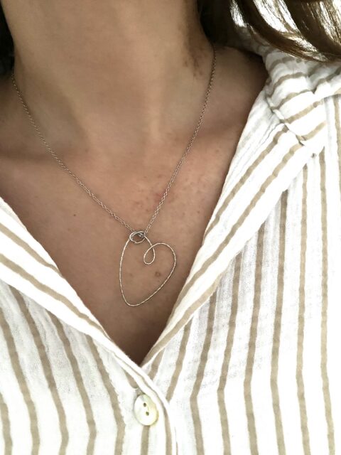 collier-acier-inoxydable-coeur-diamante-fait-main-bijoux-cadeaux-femme